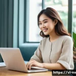 Home 22 고객 리서치를 통한 마케팅 캠페인 최적화 - **Prompt 1: The Engaged Online Shopper**
A realistic, high-resolution photograph of a beautiful ...