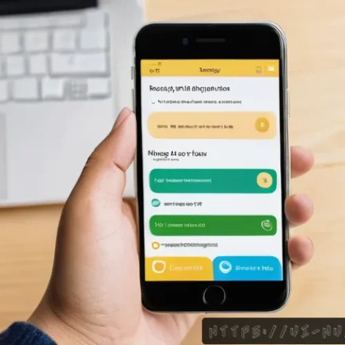 Home 30 고객 피드백 수집을 위한 효과적인 질문 디자인 - A modern, clean digital survey interface displayed on a smartphone screen held by a Vietnamese adult...